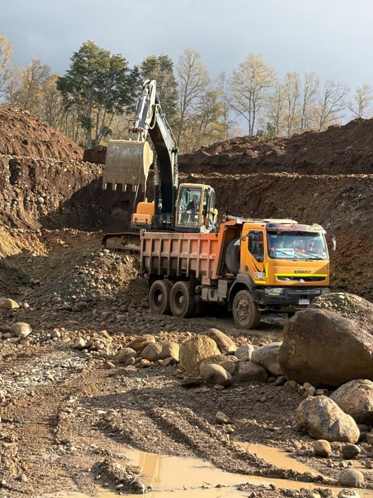 Cargador frontal SANY en obra